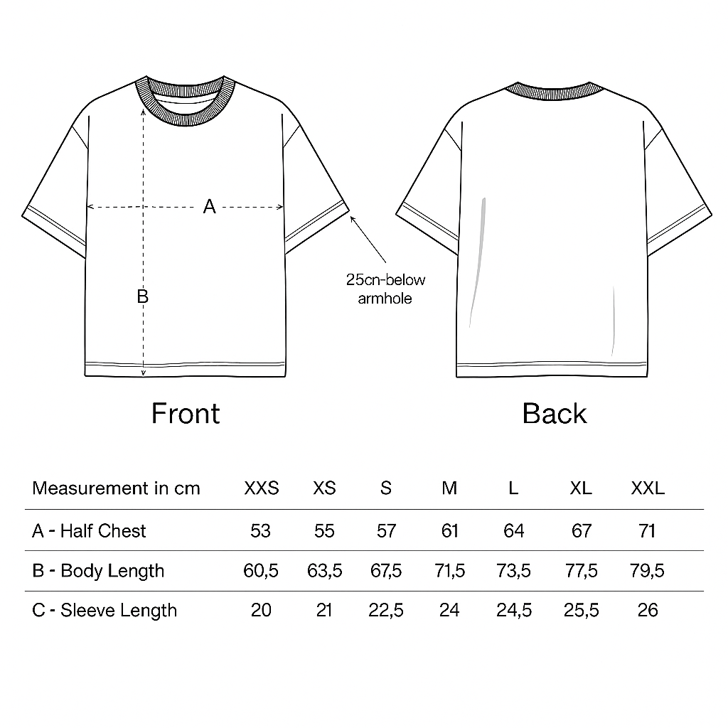 Reflection Oversized, Boxy Shirt – White, Cream & Grey – Organic Cotton by Starcliffart