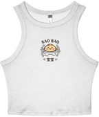 “Bao Bao“ Embroidered Baby Tank – white