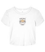 "Bao Bao" Embroidered Baby Tee –  white