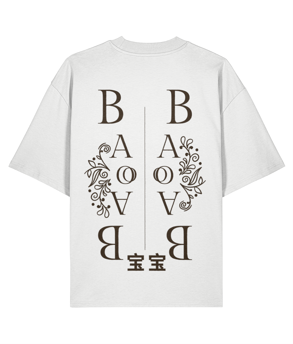 Bao Bao Embroidered Oversized Shirt – White Back