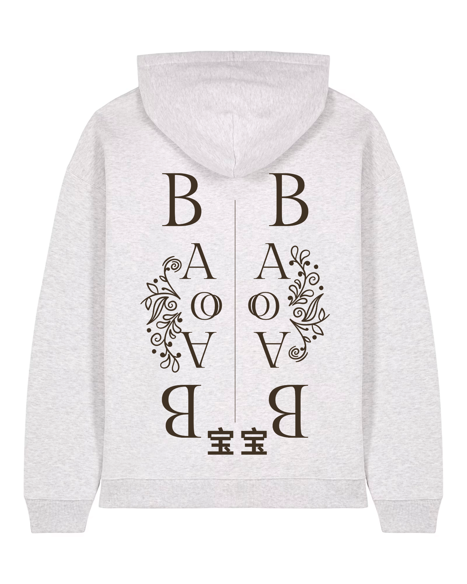 "Bao Bao" Oversized Hoodie –  grey