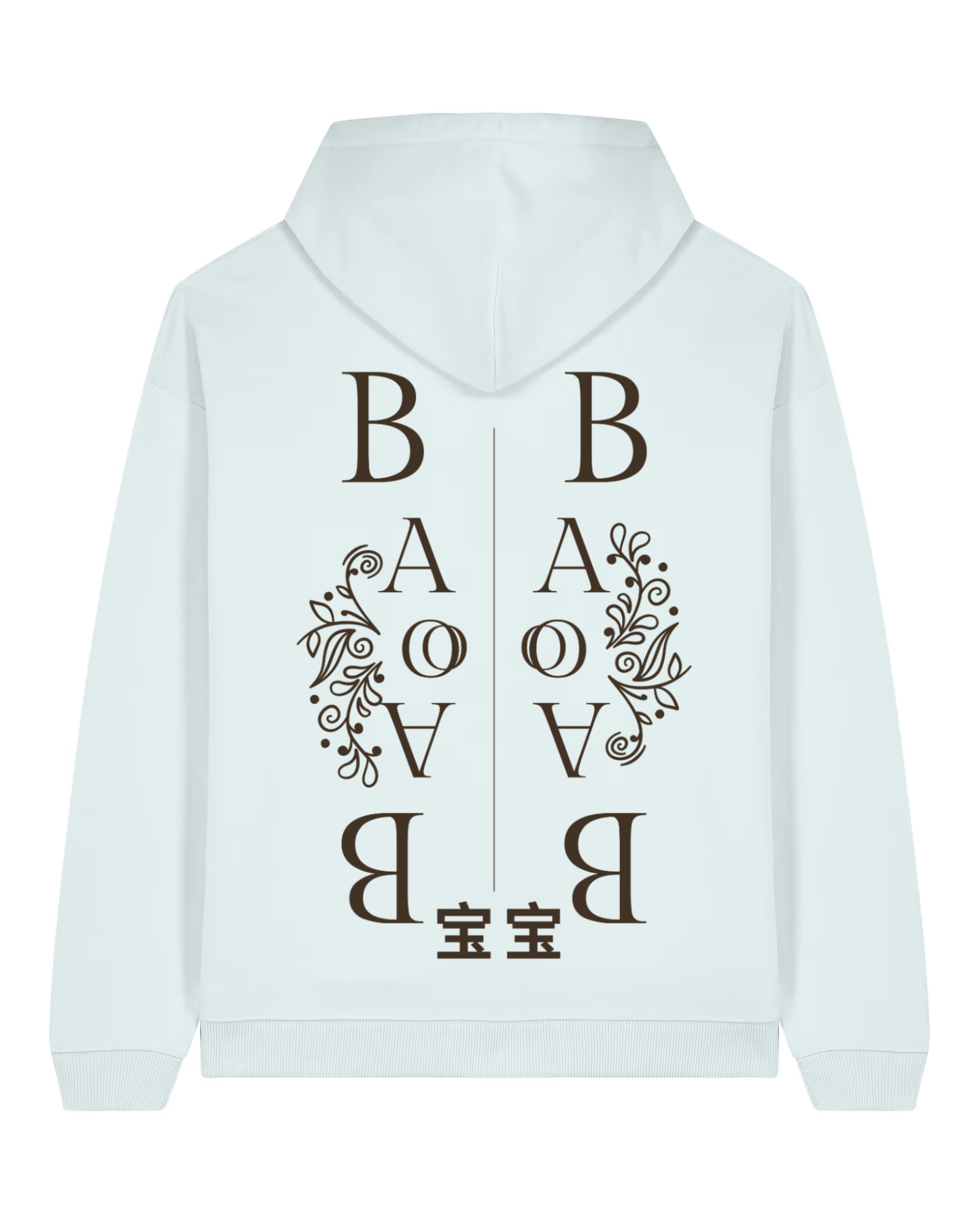 "Bao Bao" Oversized Hoodie – icy blue