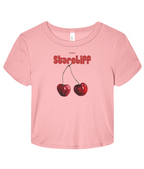 Cherry Baby Tee Pink Front
