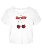 Cherry Baby Tee White front 