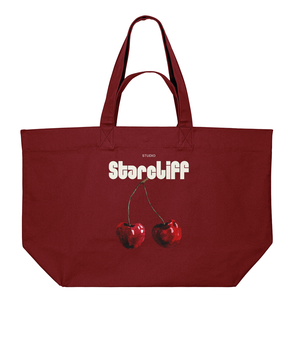 Cherry Embroidered Tote Bag – Cherry