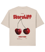 Cherry Oversized Boxy Shirt – Cream Back