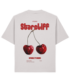 Cherry Oversized Boxy Shirt – Grey Back