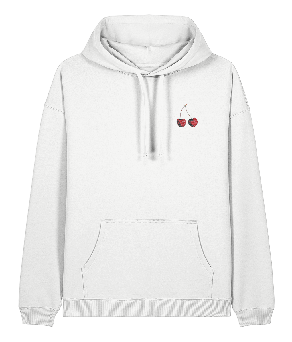 Cherry Oversized Hoodie Light Version – White Front