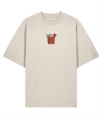 Chinese Takeout Menu Embroidered Oversized Shirt – Offwhite 