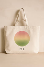 “Dango Sunrise" Tote Bag – detail close up clean
