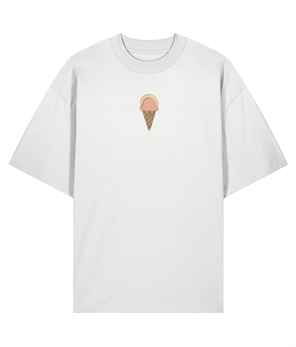 Gelato Dessert Shirt – White front embroidery 
