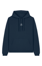 Gothic Vanitas Oversized Hoodie – Blue Front