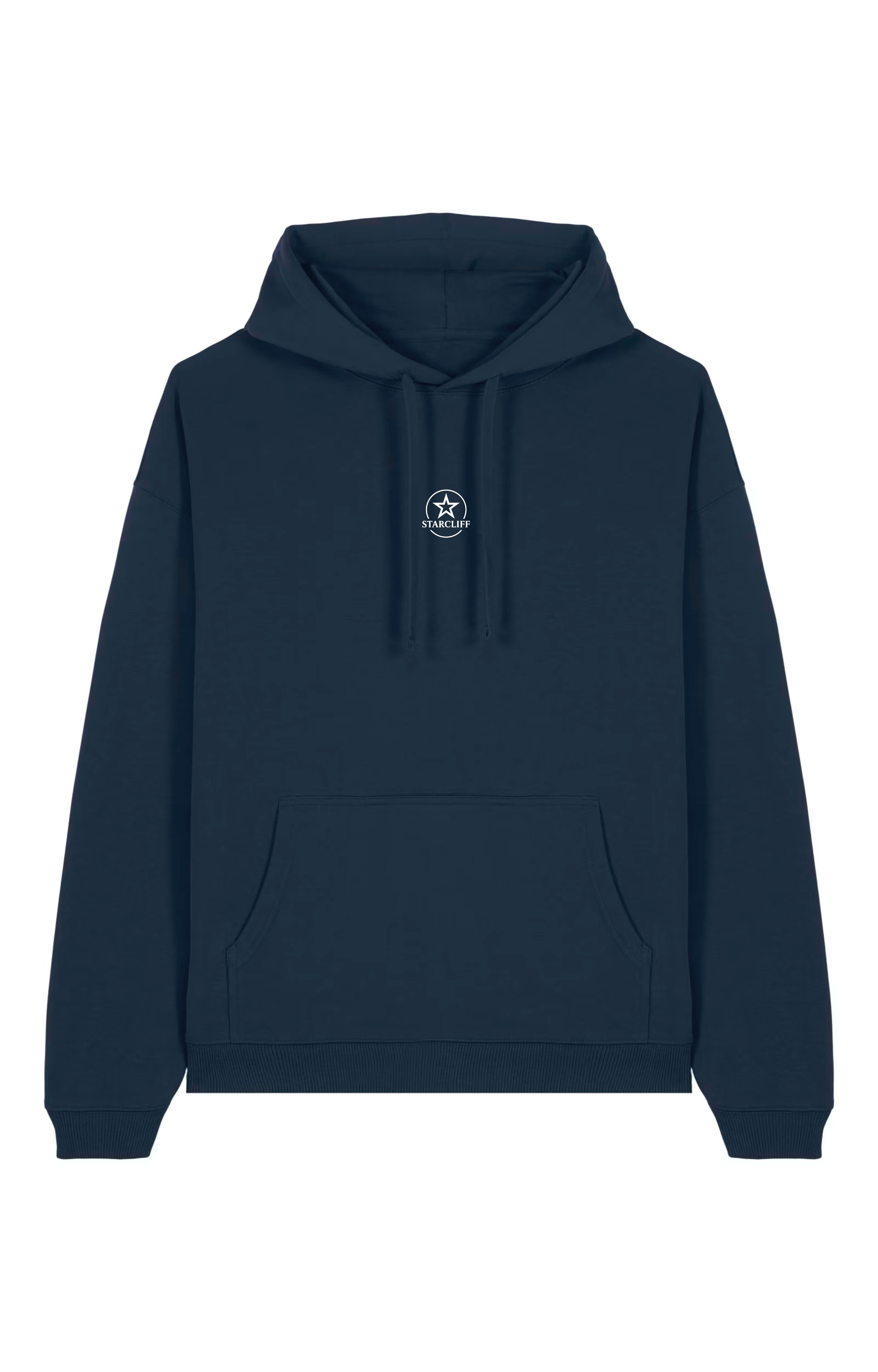 Gothic Vanitas Oversized Hoodie – Blue Front