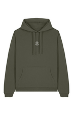 Gothic Vanitas Oversized Hoodie – khaki front