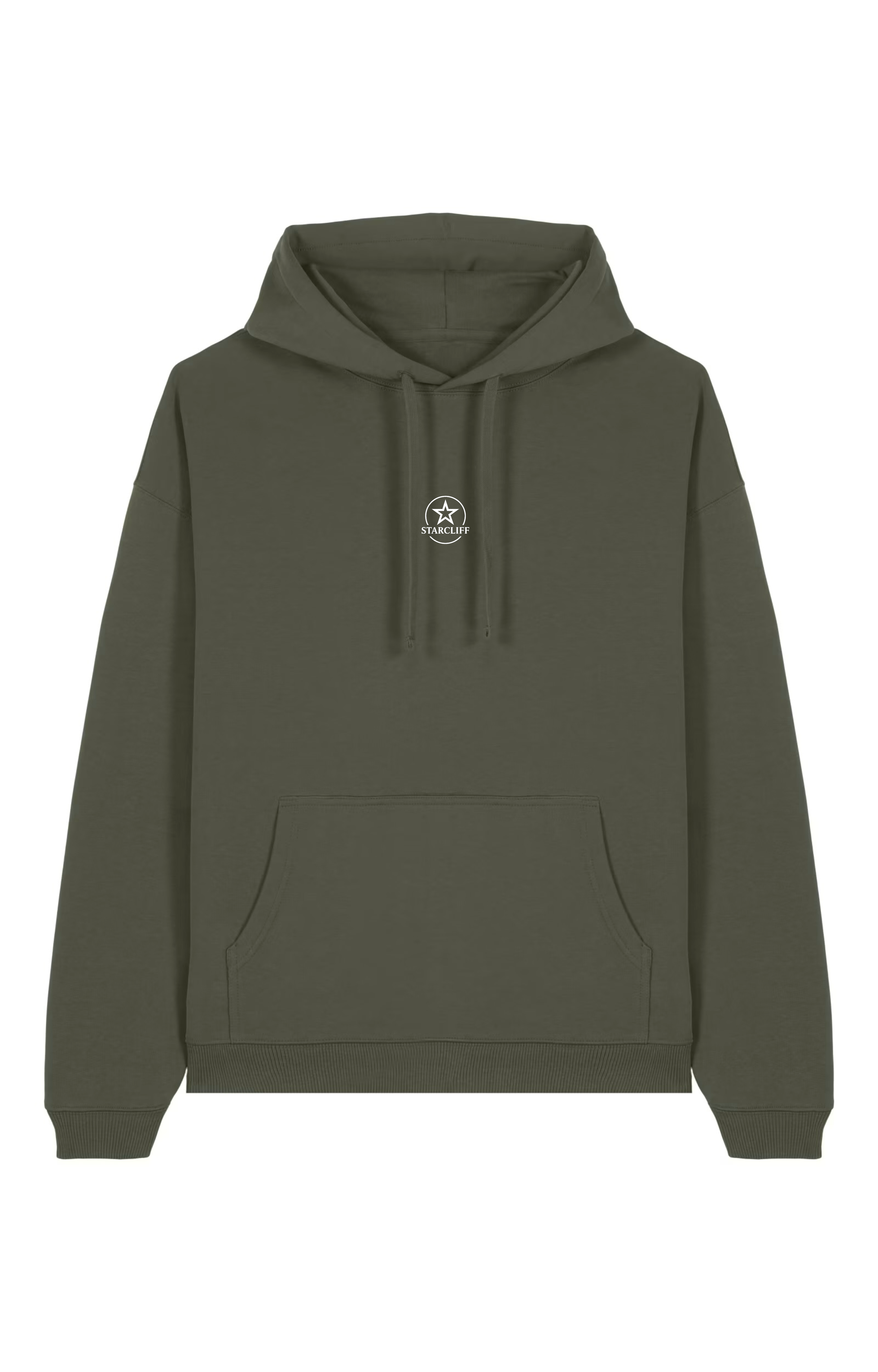 Gothic Vanitas Oversized Hoodie – khaki front