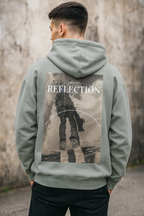 Grey Starcliffart reflection oversize hoodie 
