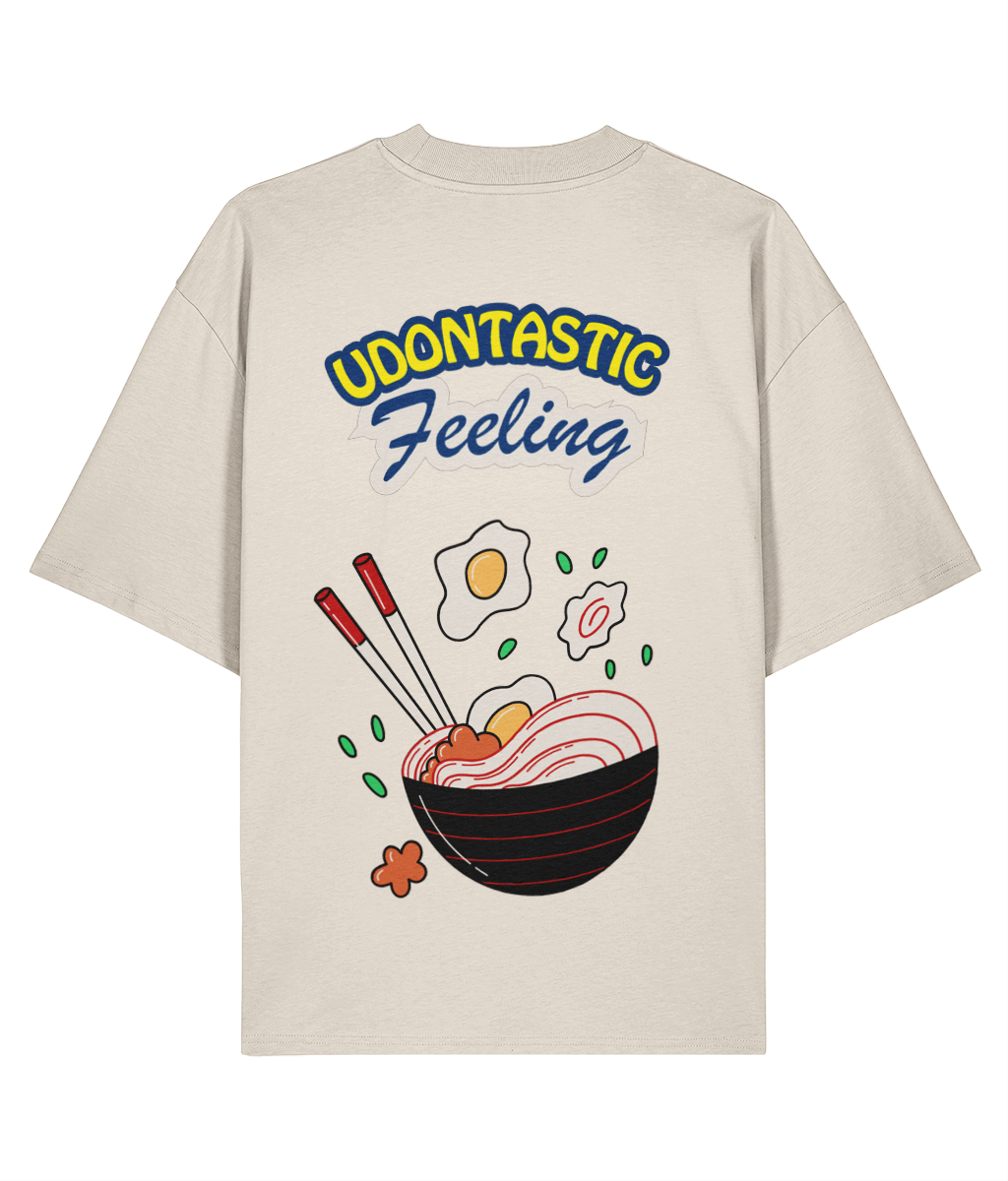 Japanese udon shirt print offwhite