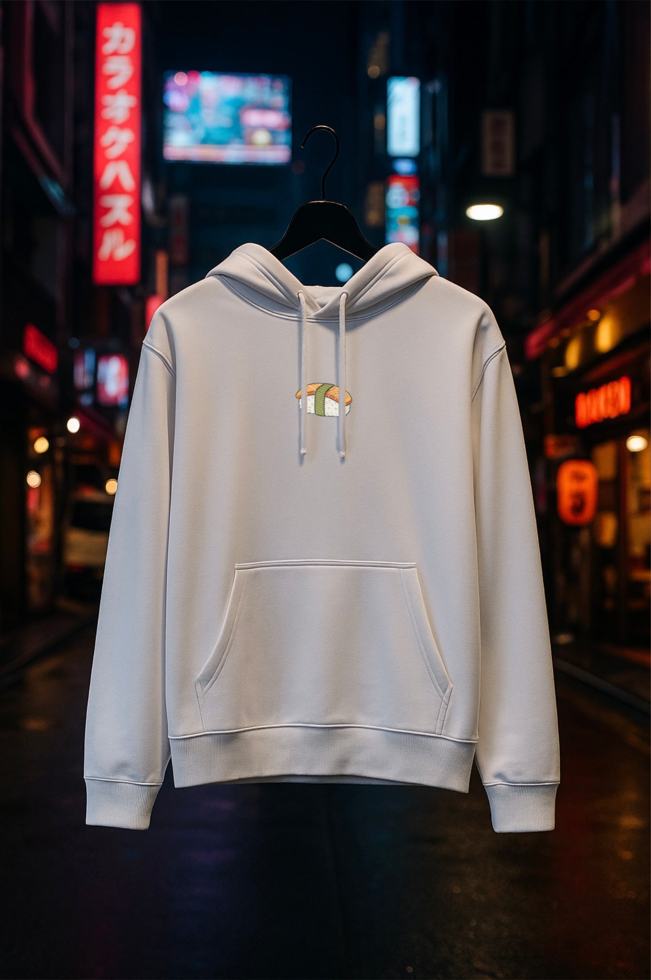 „Nigiri Sushi“ Oversized Hoodie – front
