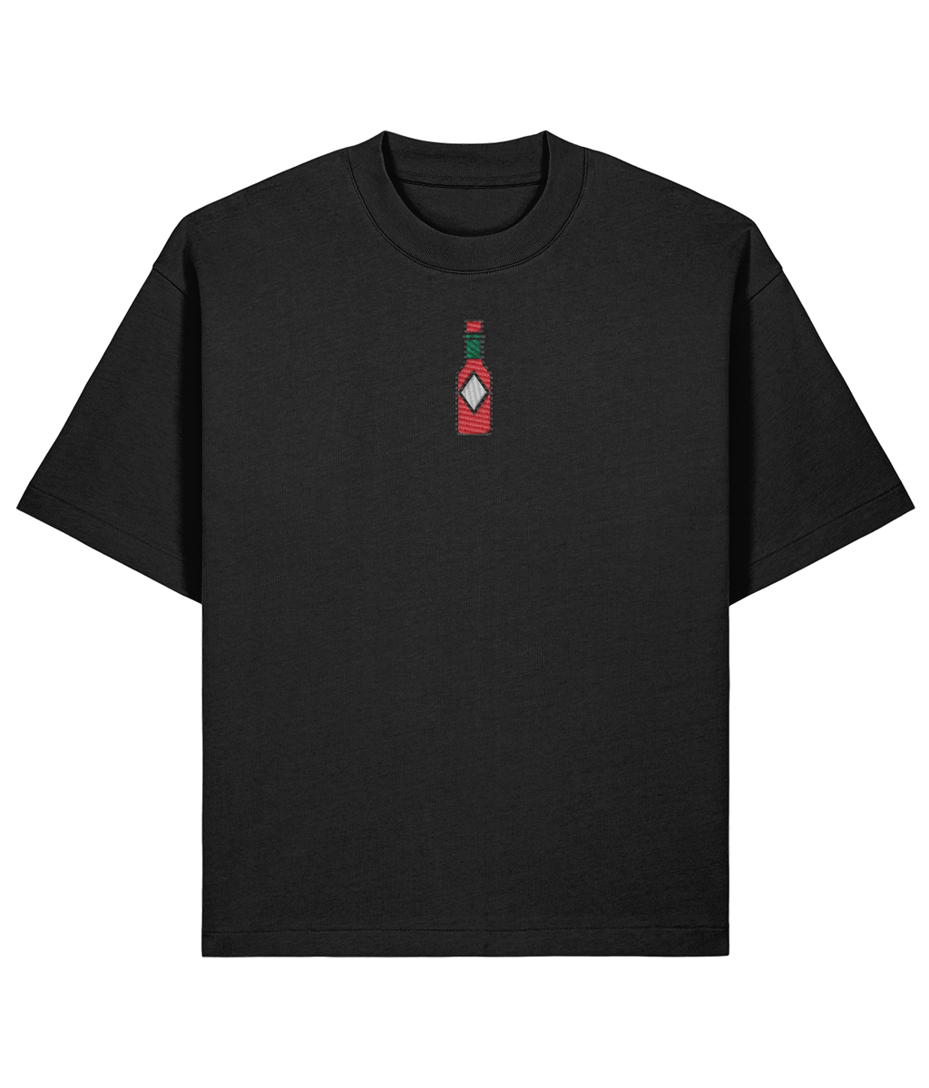 "Red Hot Chili Sauce" Shirt –  front black