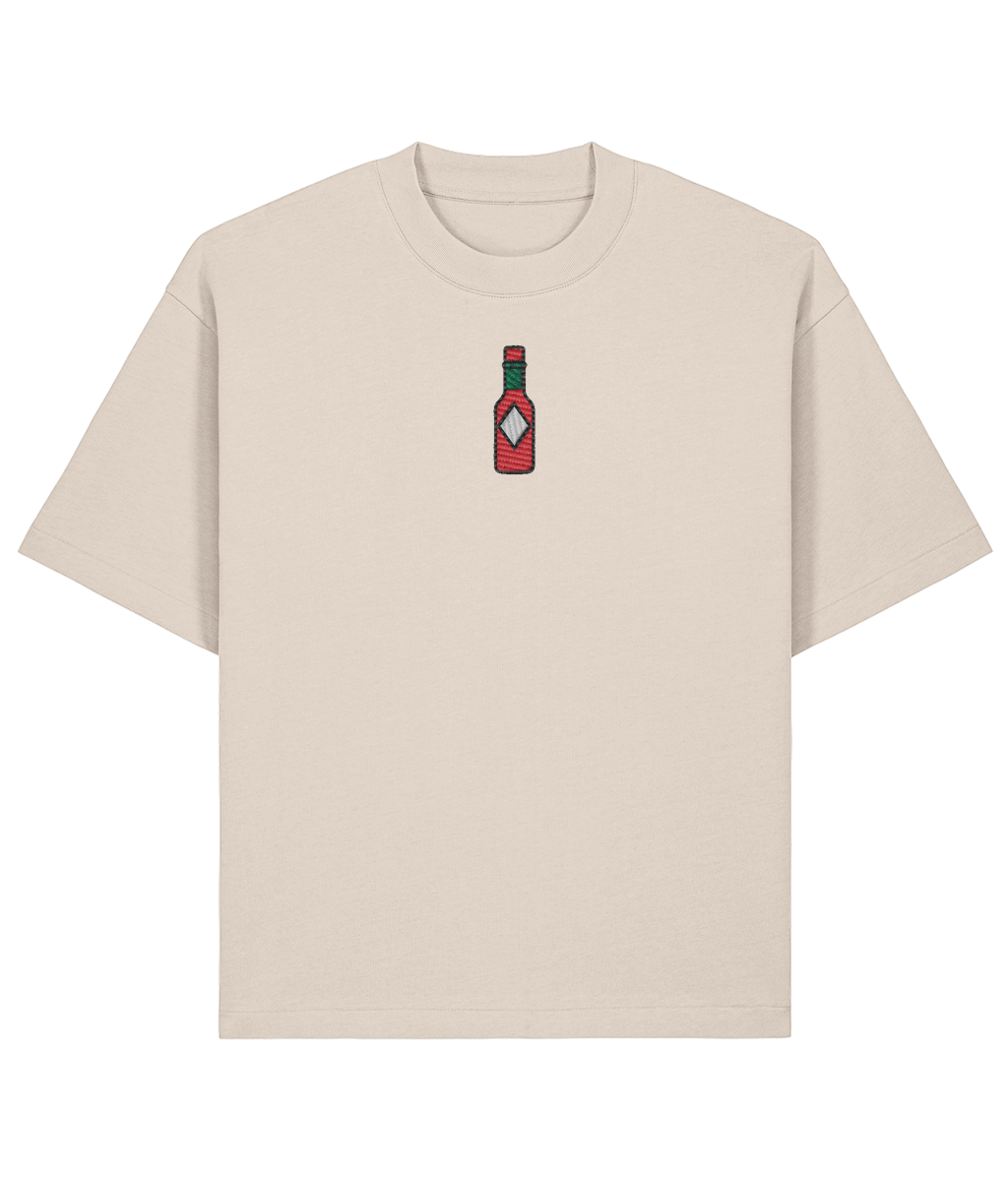 "Red Hot Chili Sauce" Shirt –  front off-white