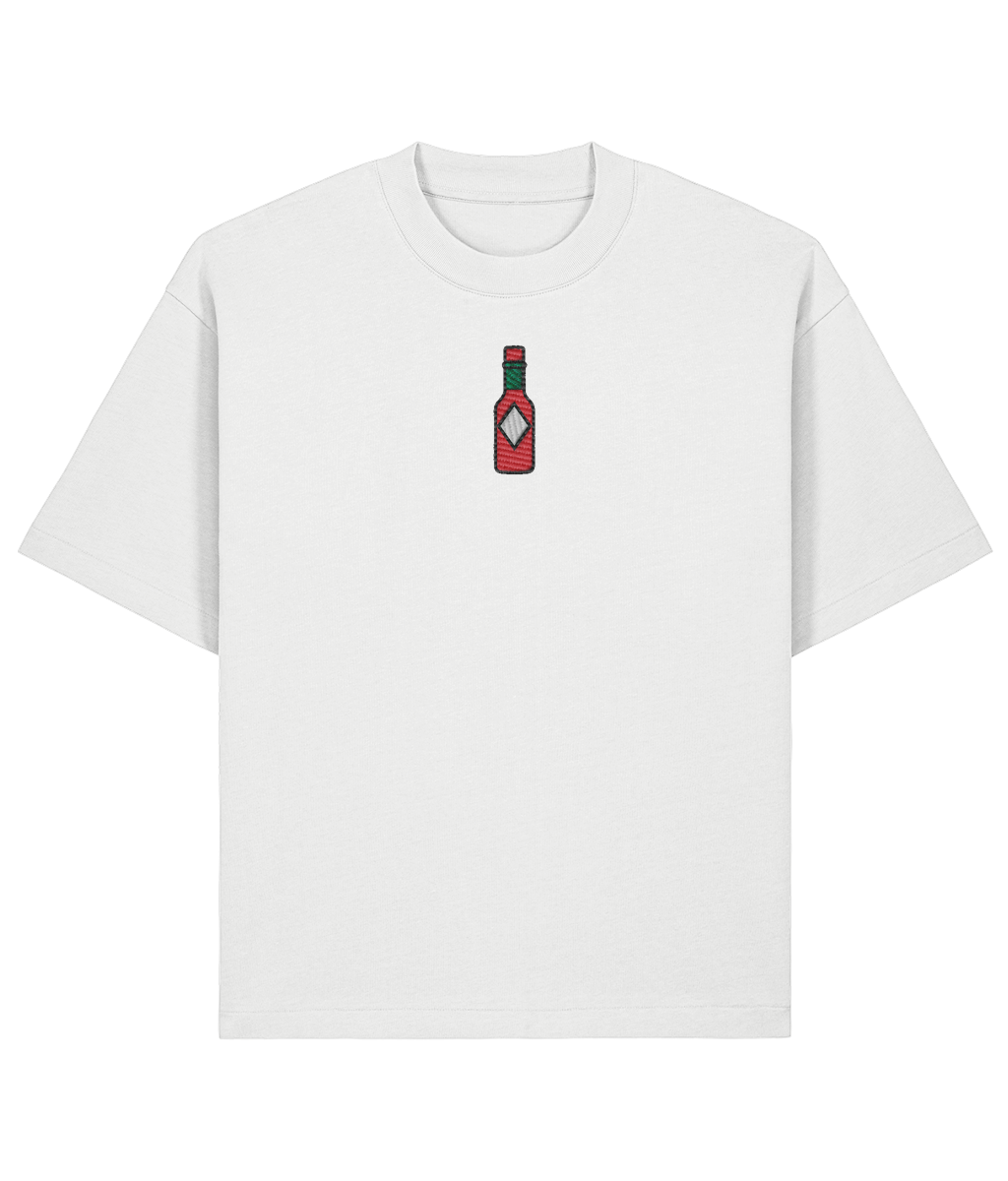 "Red Hot Chili Sauce" Shirt –  front white