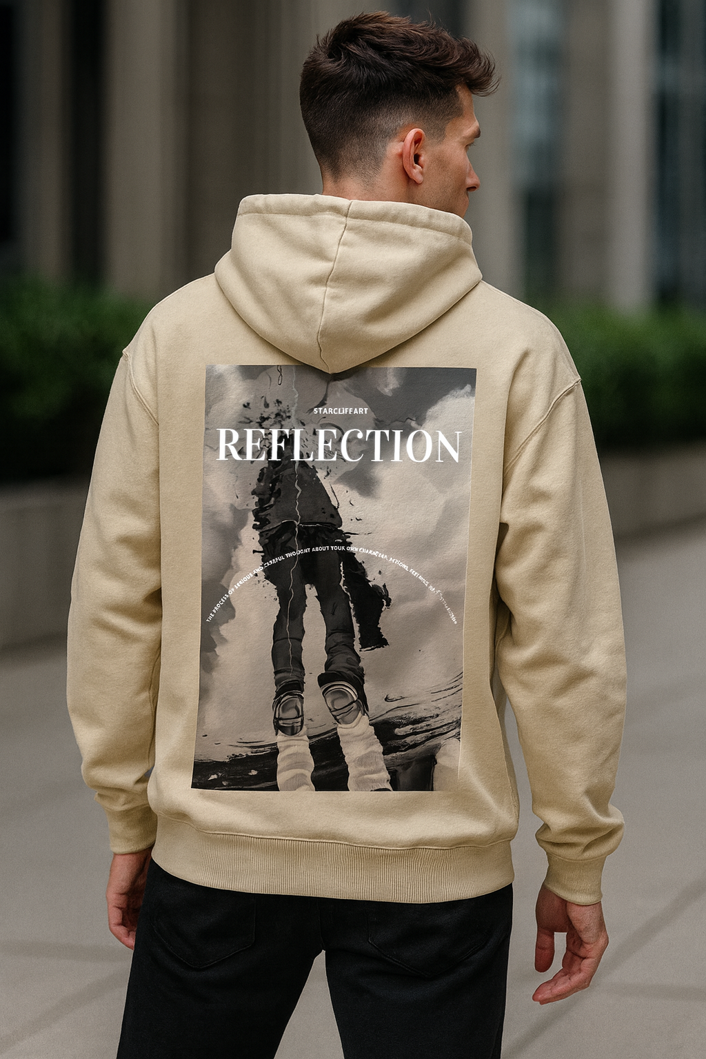 Reflection hoodie mineral 