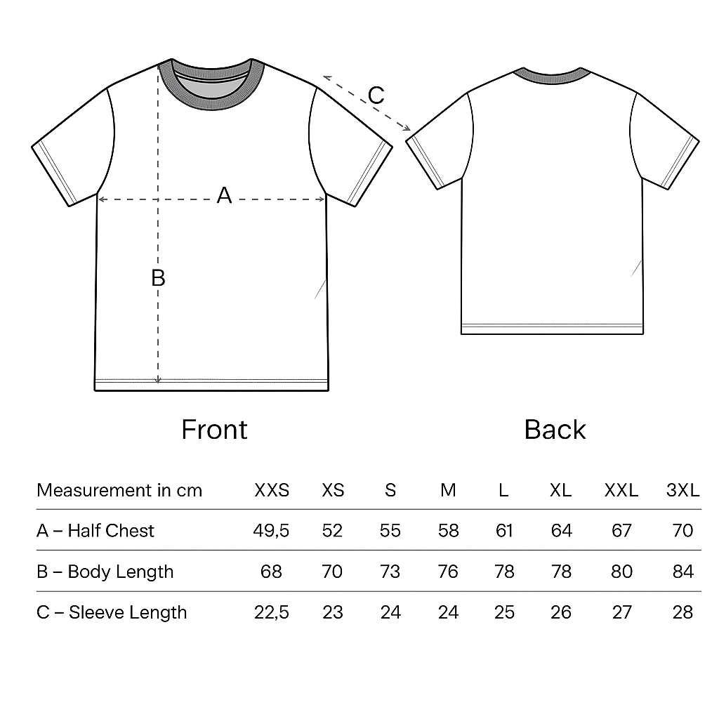 Relaxed Fit Shirt_size_chart