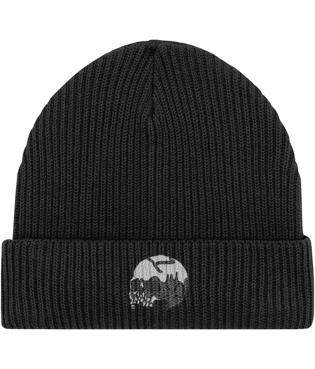 Vanitas Gothic Fisherman Beanie – Black