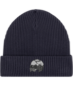 Vanitas Gothic Fisherman Beanie – Navy blue