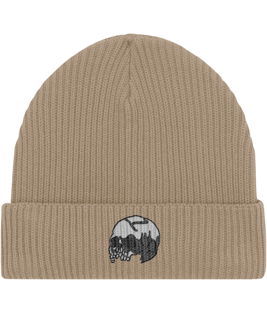 Vanitas Gothic Fisherman Beanie – Sand
