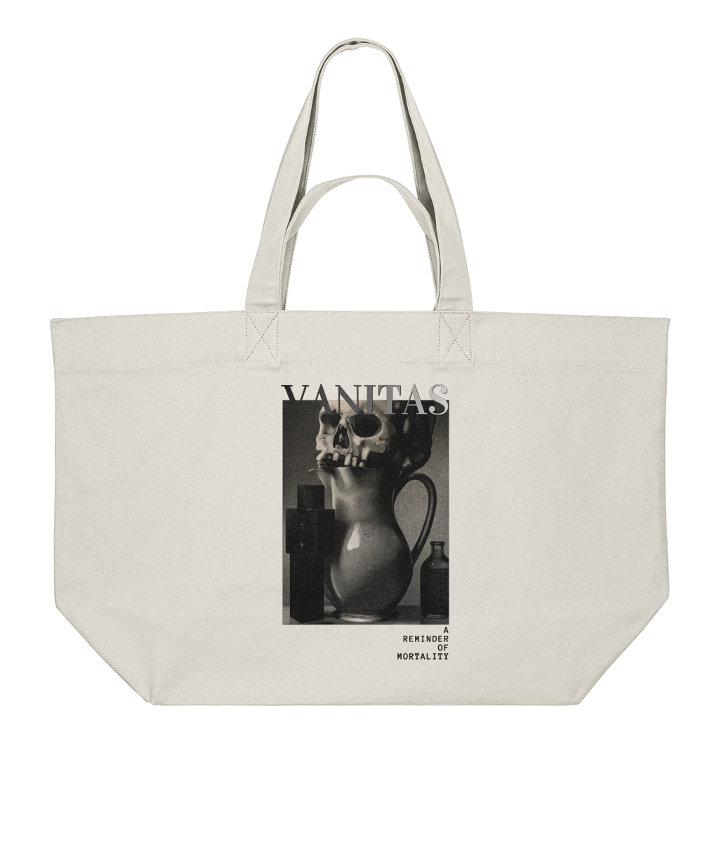 Vanitas Gothic Tote Bag – Off-white