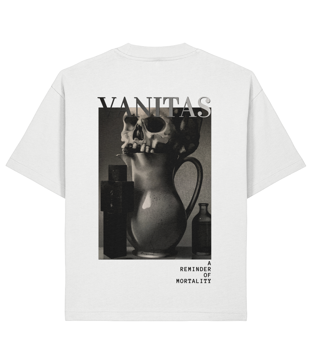 Vanitas Oversized Boxy Shirt – White Back