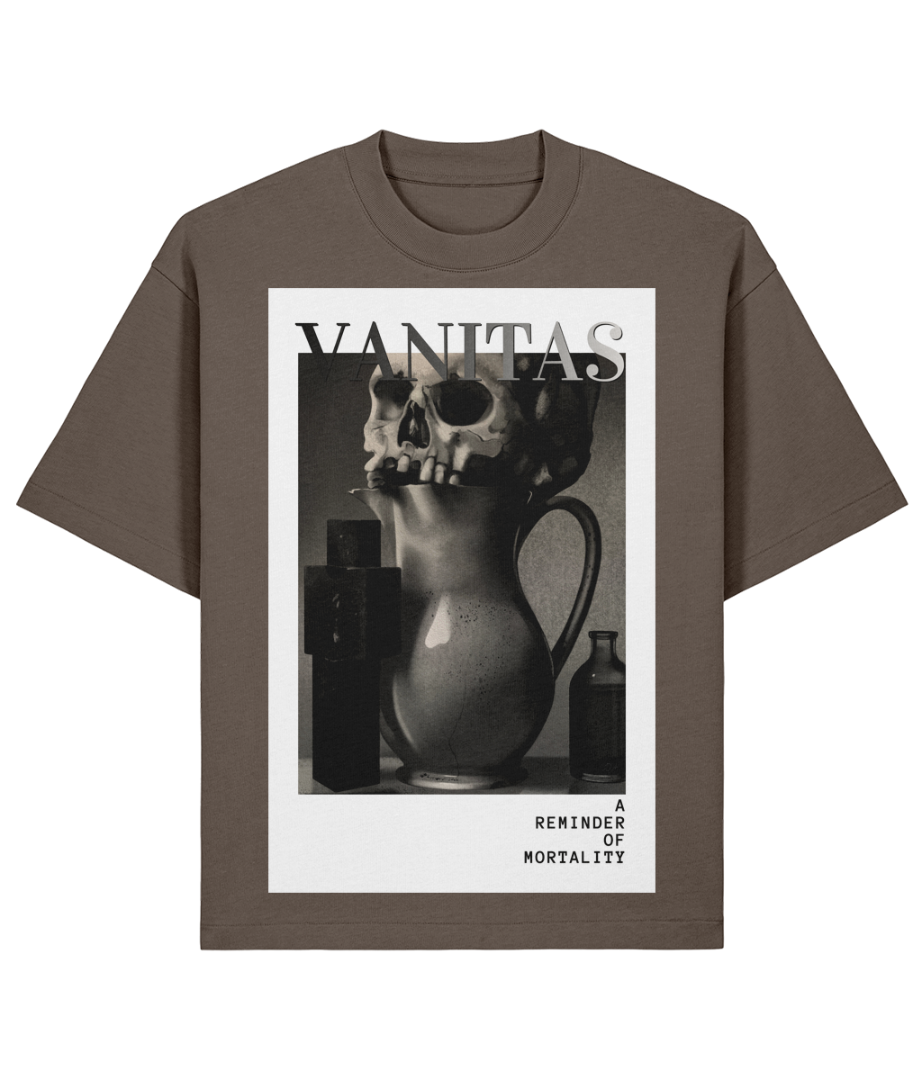 Vanitas Oversized Boxy Shirt –  mocha back