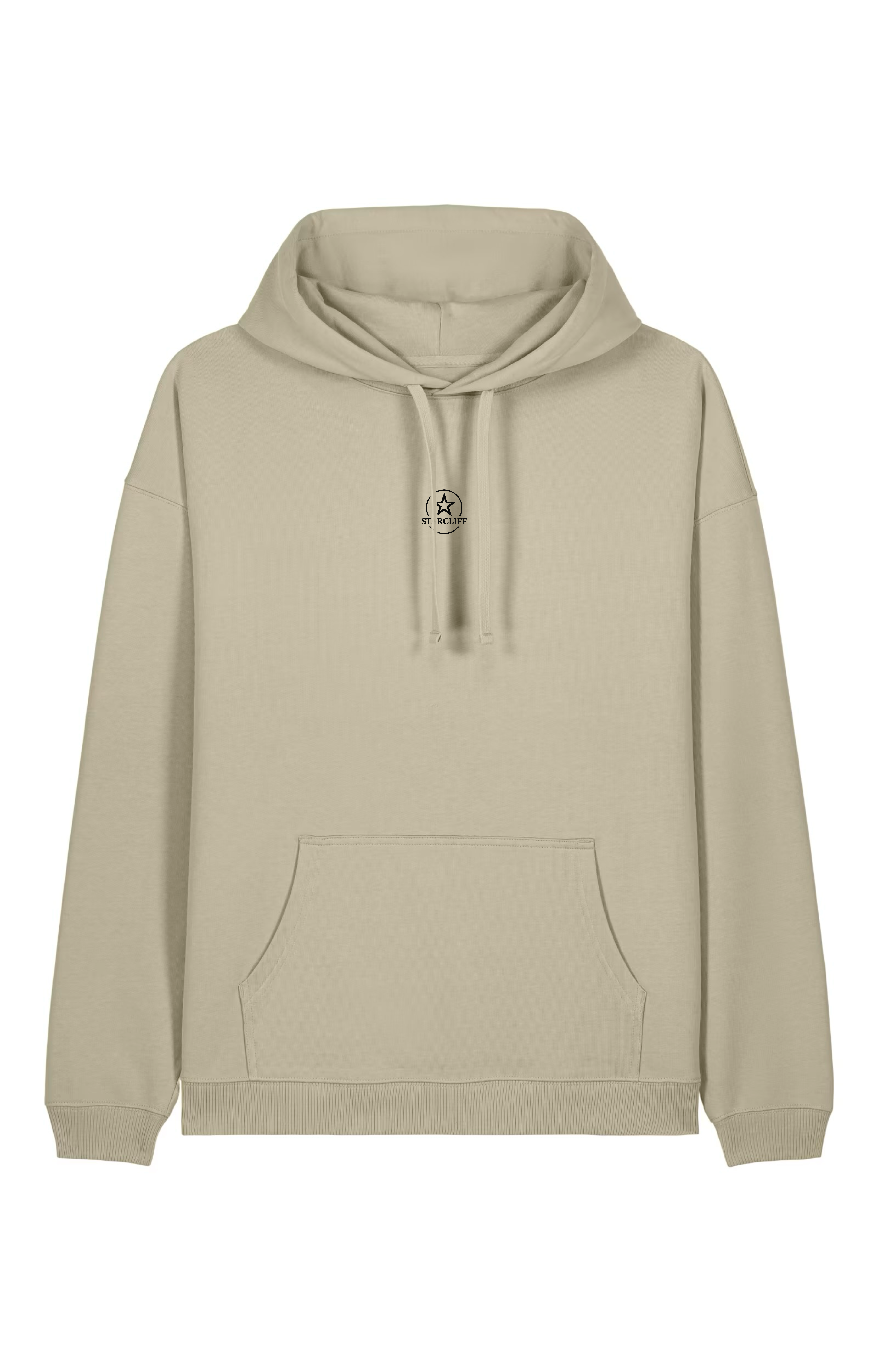 Vanitas Oversized Hoodie – mineral Grey Front
