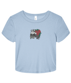 Vanitas Rose Baby Tee Baby blue