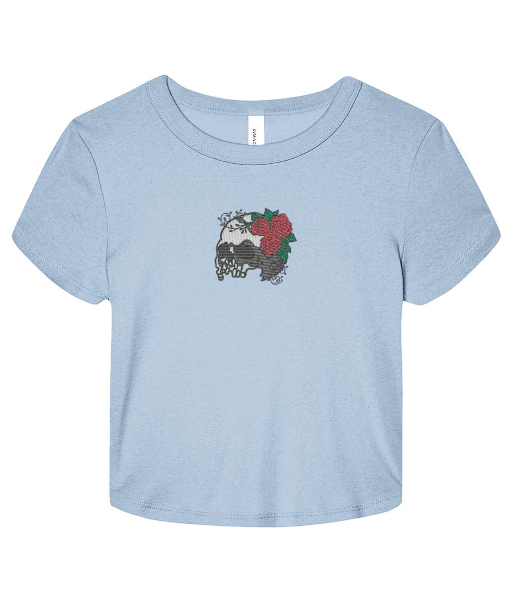 Vanitas Rose Baby Tee Baby blue