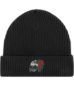 Vanitas Rose Gothic Fisherman Beanie –  Black