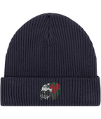 Vanitas Rose Gothic Fisherman Beanie –  Navy