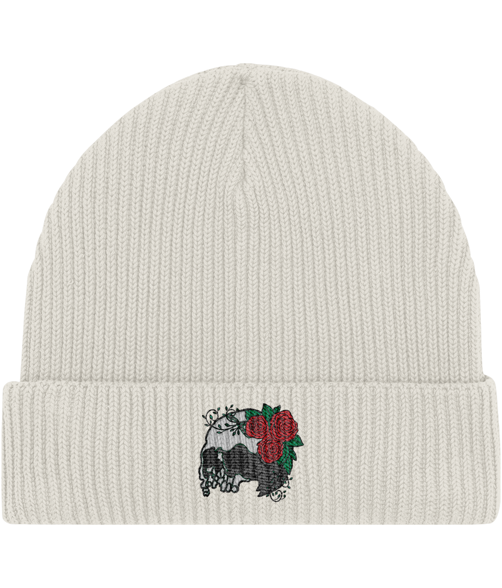 Vanitas Rose Gothic Fisherman Beanie –  Off white