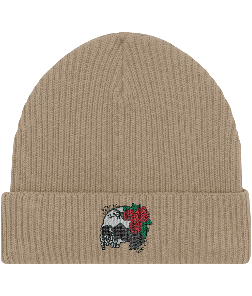 Vanitas Rose Gothic Fisherman Beanie –  Sand